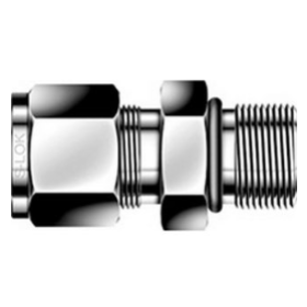 Male connector SAE/MS Straight Thread (ST)
